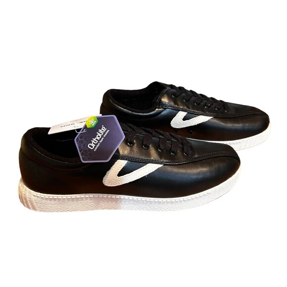 NEW Tretorn Womens Sneakers Size 10 Black Elite Plus NIB Ortholite Comfort - Picture 5 of 12